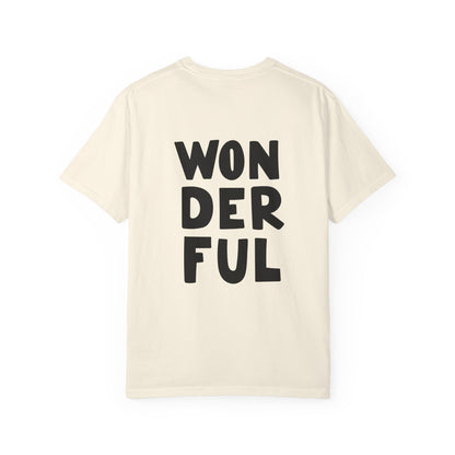 Wonderful Garment-Dyed Tee Bold Typography