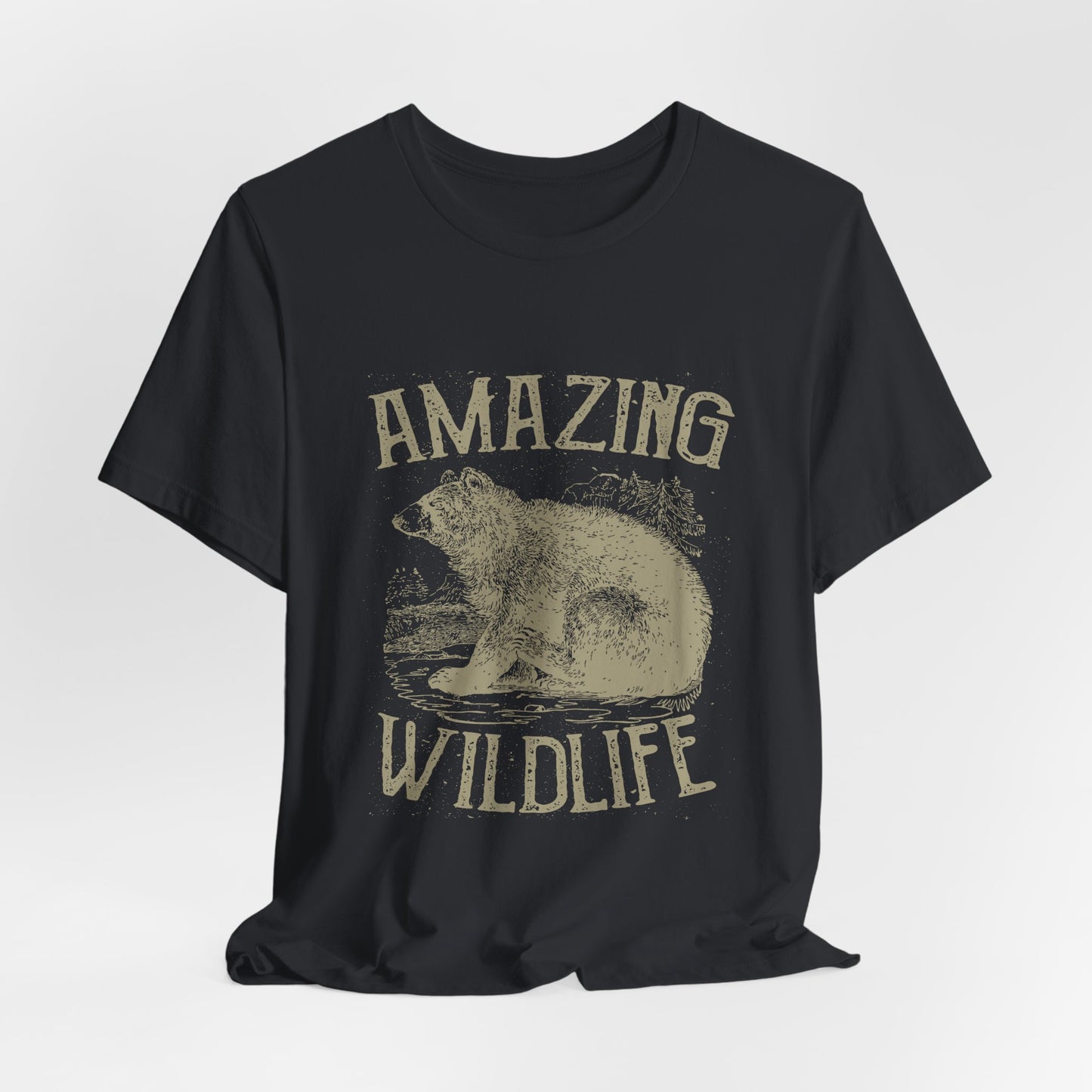 Amazing Wildlife Bear T-Shirt Vintage Outdoors