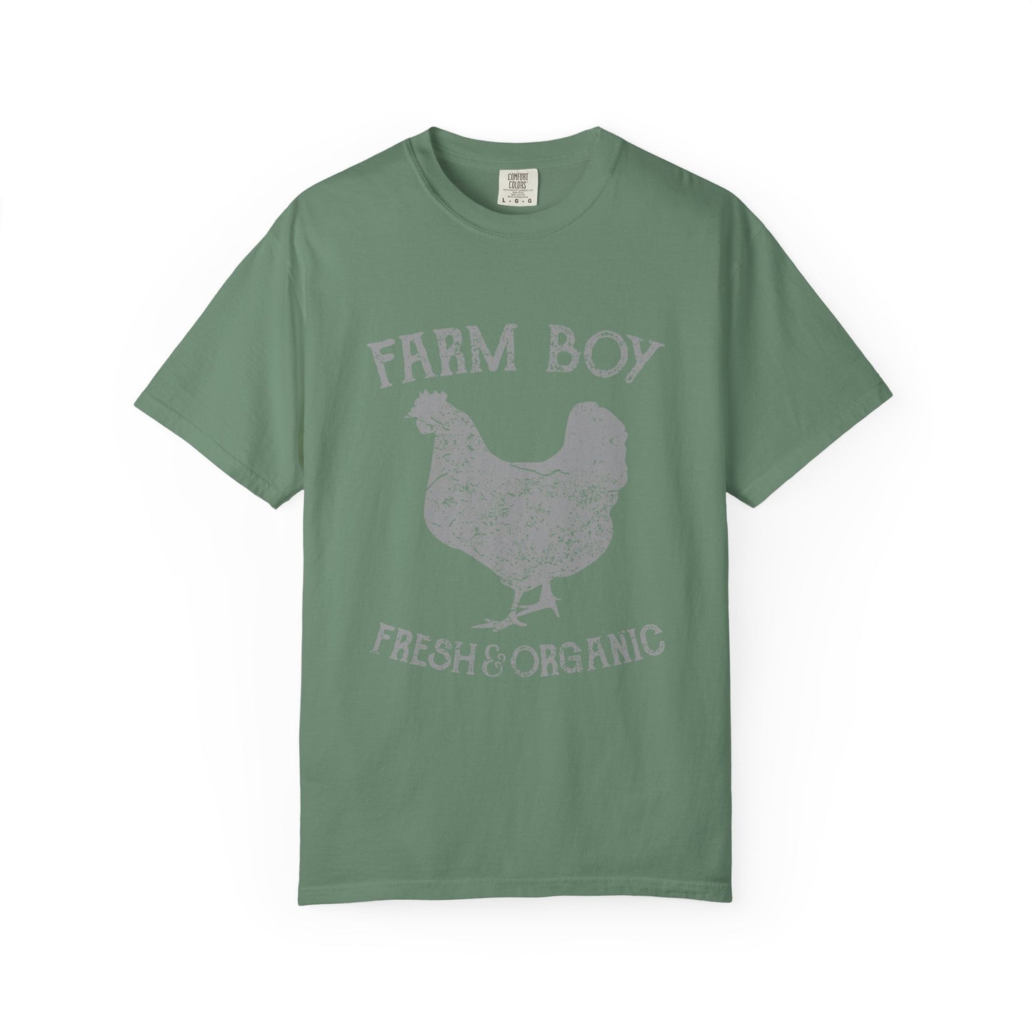 Farm Boy Rooster Garment-Dyed Heavyweight Tee