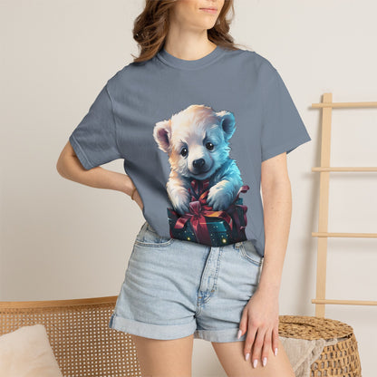 Polar Bear Christmas Garment-Dyed Tee Gift