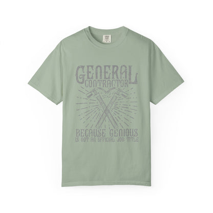 General Contractor Funny Heavyweight Tee Gift