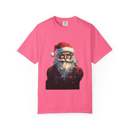 Cool Santa Claus Garment-Dyed Christmas Tee