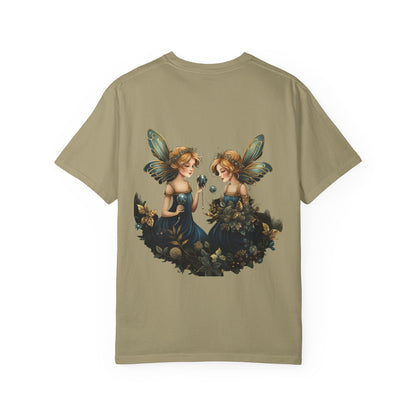 Fairy Tee Magical Christmas Twin Fairies Vintage Wash