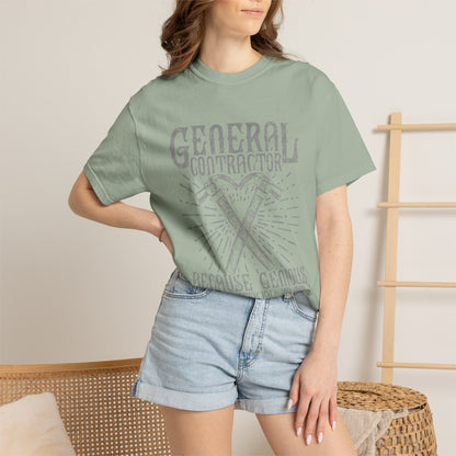 General Contractor Funny Heavyweight Tee Gift