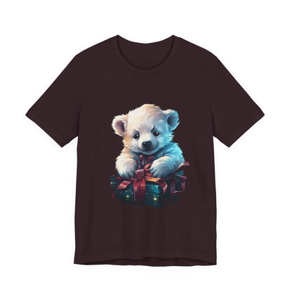 Cute Polar Bear Christmas T-Shirt Gift Tee