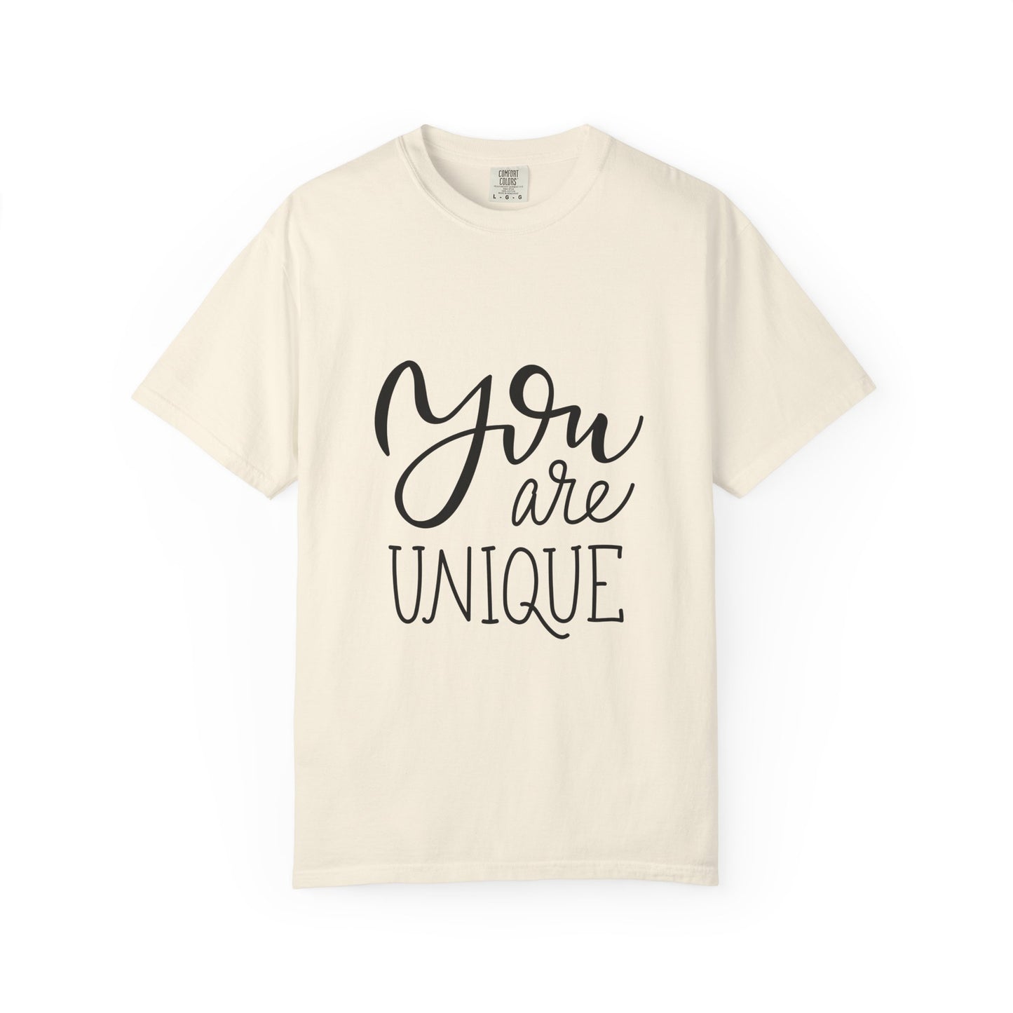 You Are Unique Tee Garment-Dyed Vintage Wash