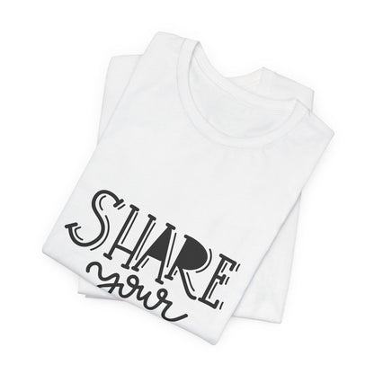 Share Your Toys T-Shirt Kids Lettering Tee