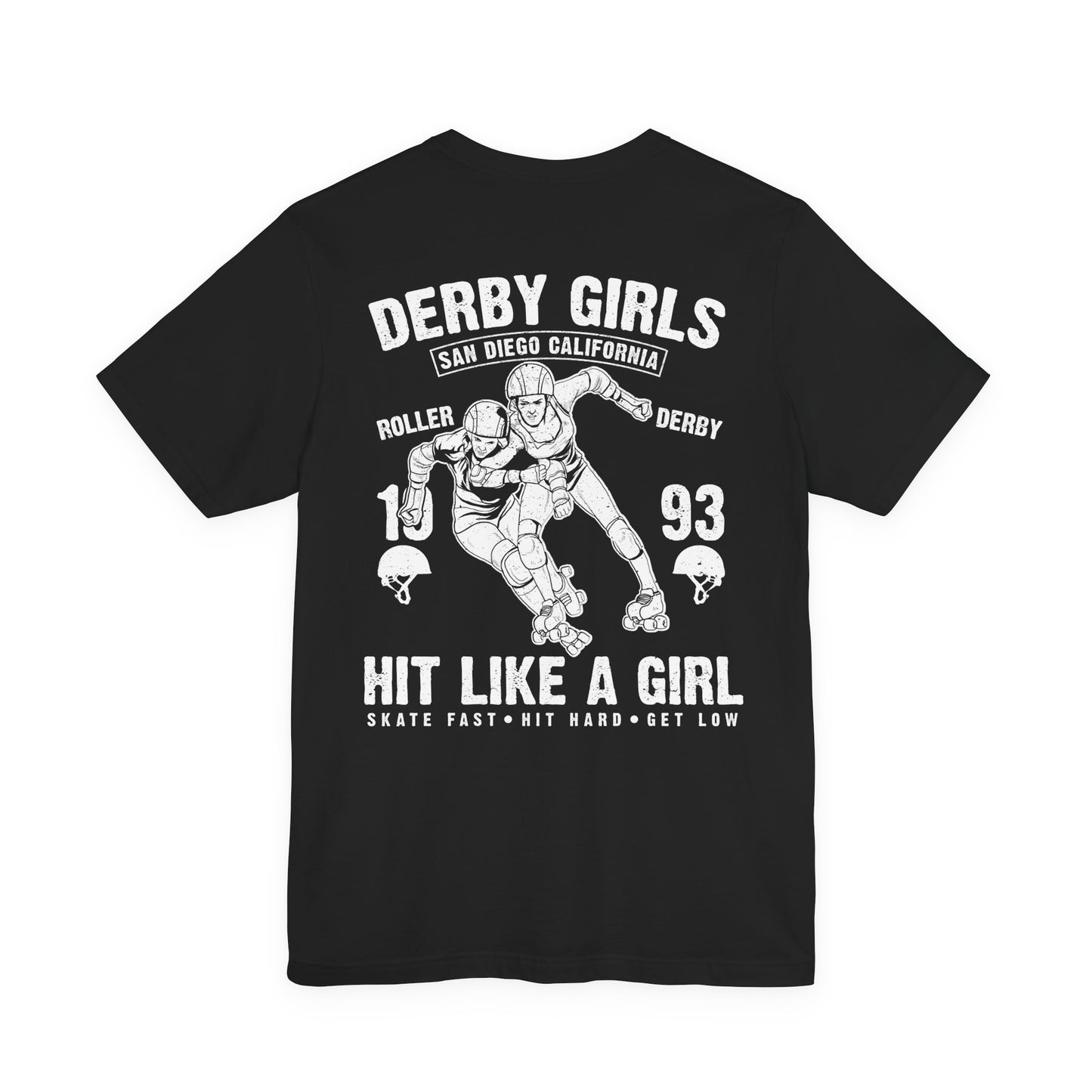 Derby Girls T-Shirt Roller Skating Gift Tee