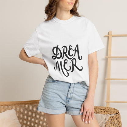 Dreamer T-Shirt Bold Script Garment-Dyed Tee