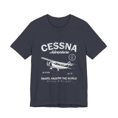 Distressed Aviation Tee for Pilots and Plane Lovers