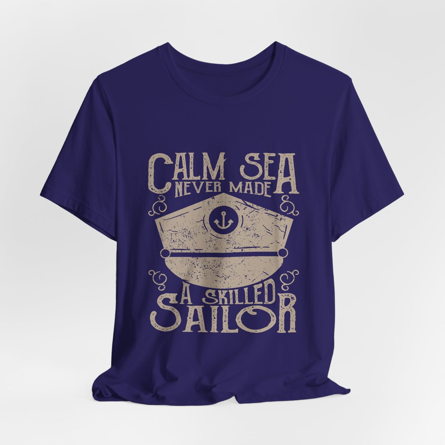 Calm Sea Skilled Sailor T-Shirt Nautical Tee