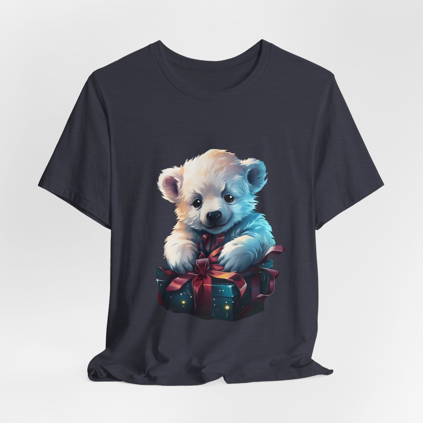 Cute Polar Bear Christmas T-Shirt Gift Tee