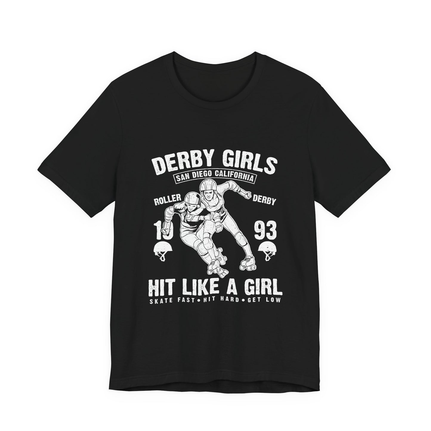 Derby Girls T-Shirt Roller Skating Gift Tee