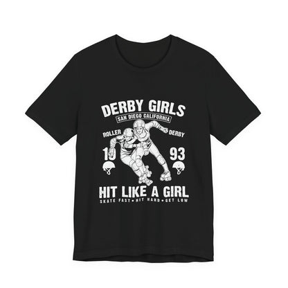 Derby Girls T-Shirt Roller Skating Gift Tee