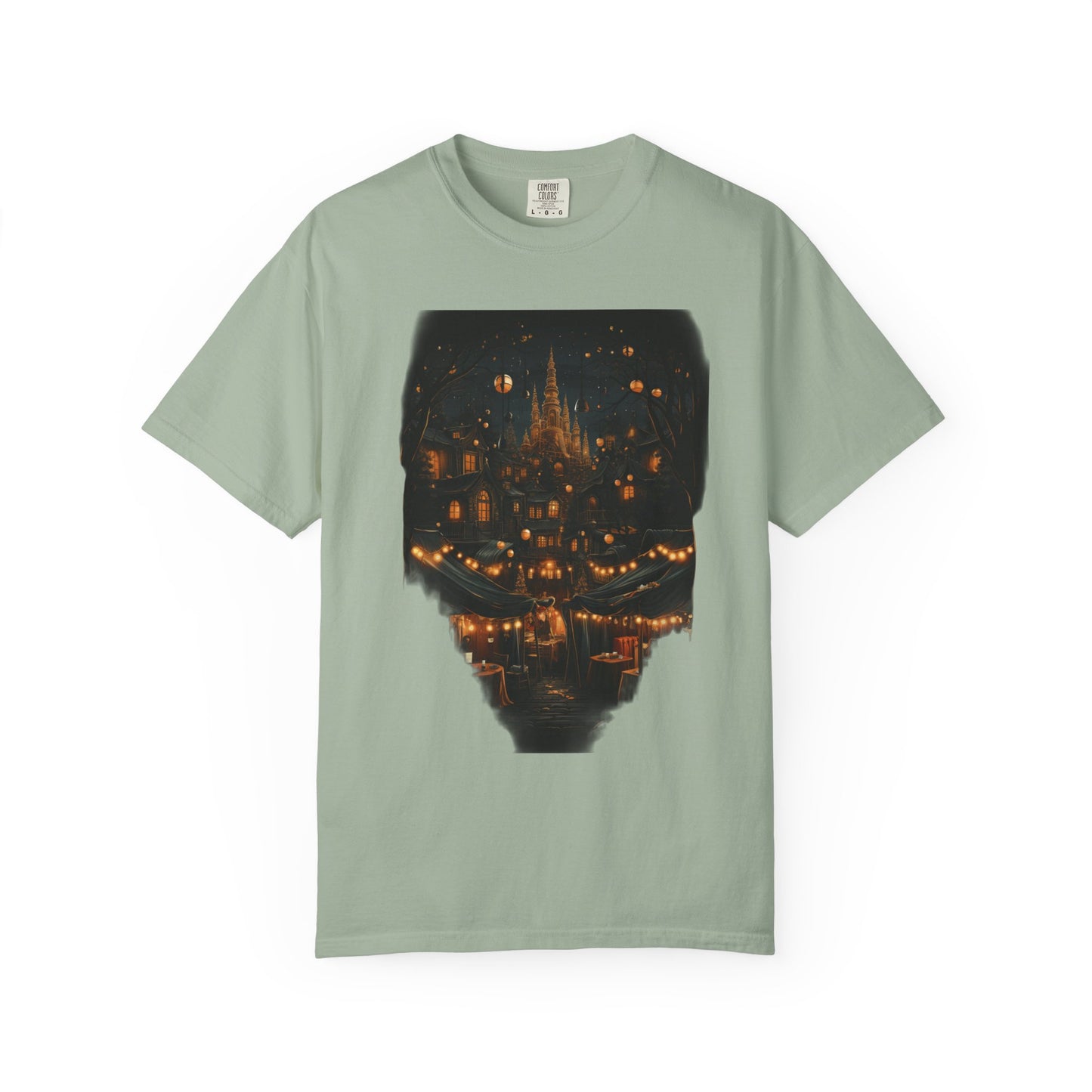 Magical Christmas Village Garment-Dyed Tee