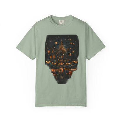Magical Christmas Village Garment-Dyed Tee
