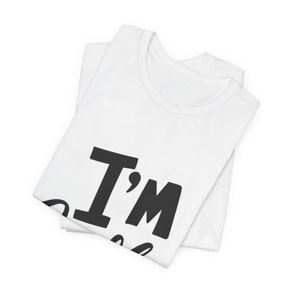 I'm Cool Tee Funny Kids Typography T-Shirt
