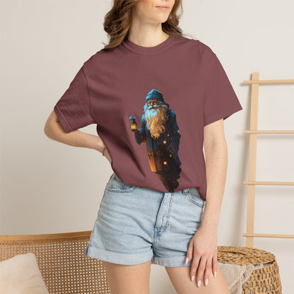 Mystical Winter Wizard Christmas Heavyweight Tee
