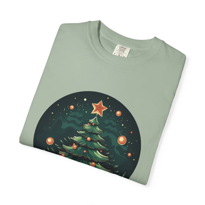 Retro Christmas Tree Heavyweight Garment-Dyed Tee
