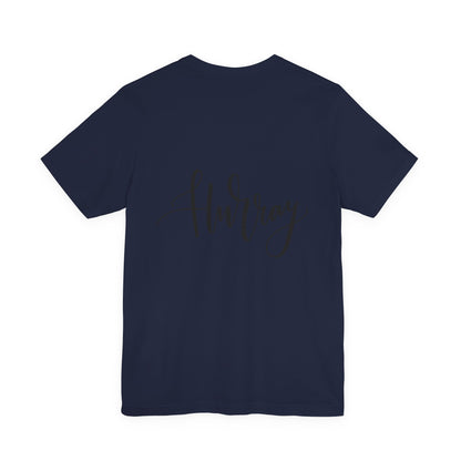 Hurray T-Shirt Calligraphy Script Celebration Tee