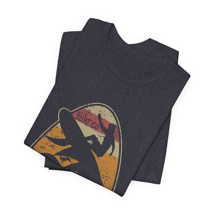 California Beach Surfing T-Shirt Retro Surf Tee