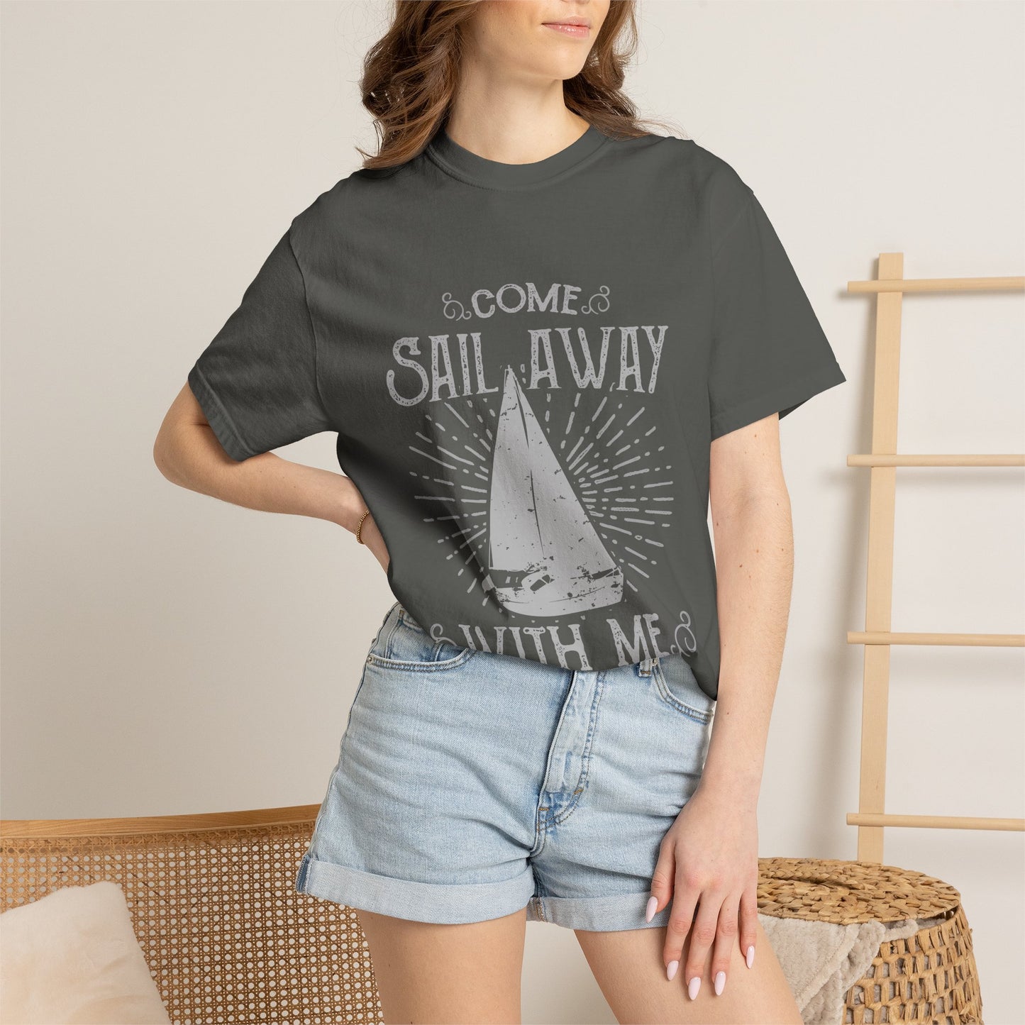 Come Sail Away Heavyweight Garment-Dyed Tee