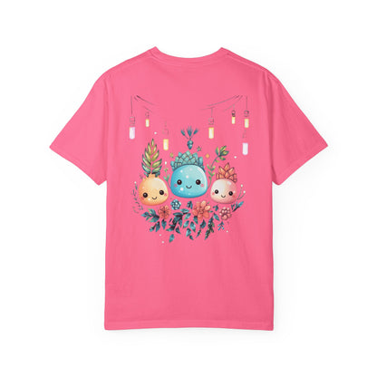 Kawaii Christmas Succulent Garment-Dyed Tee