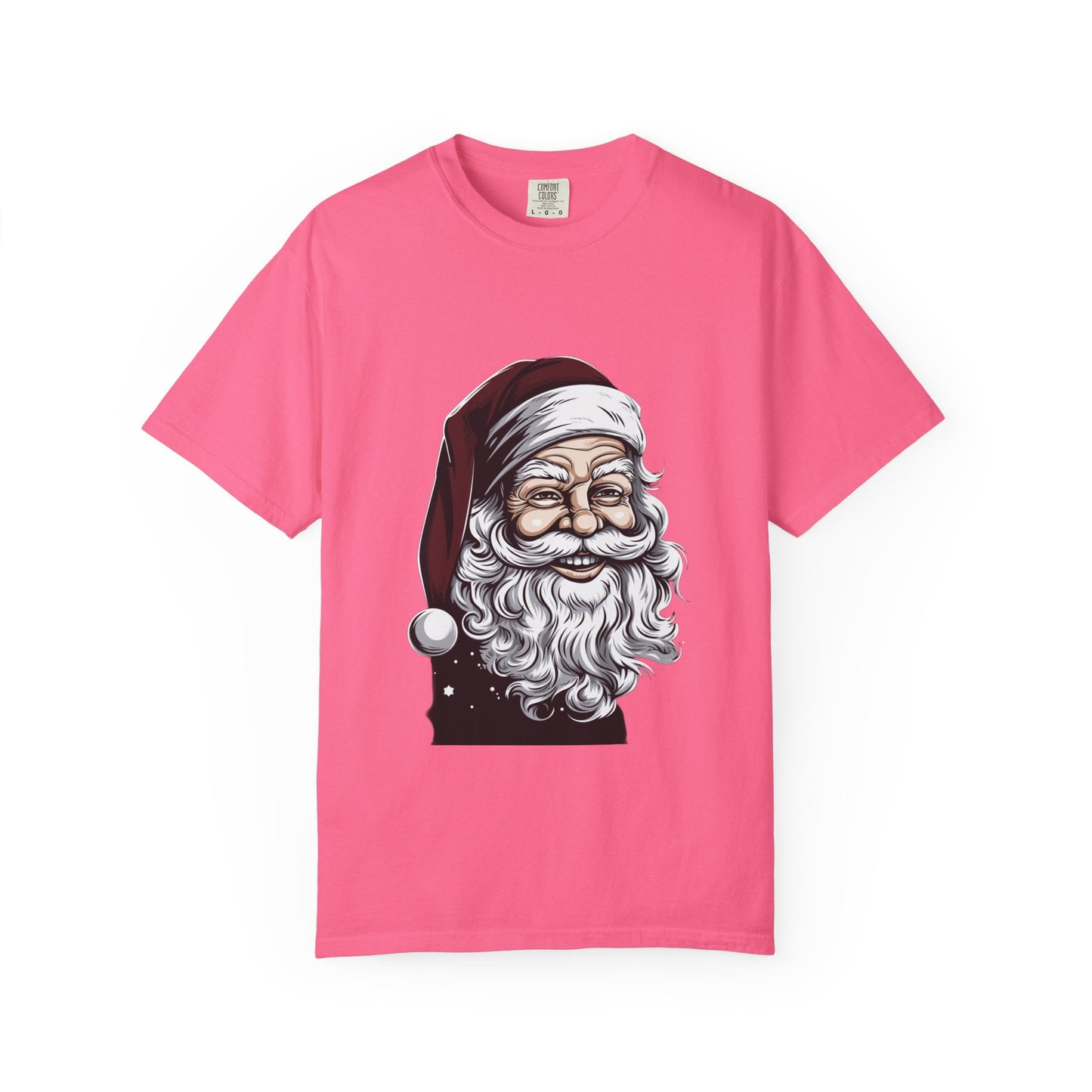 Funny Santa Claus Garment-Dyed Christmas Tee