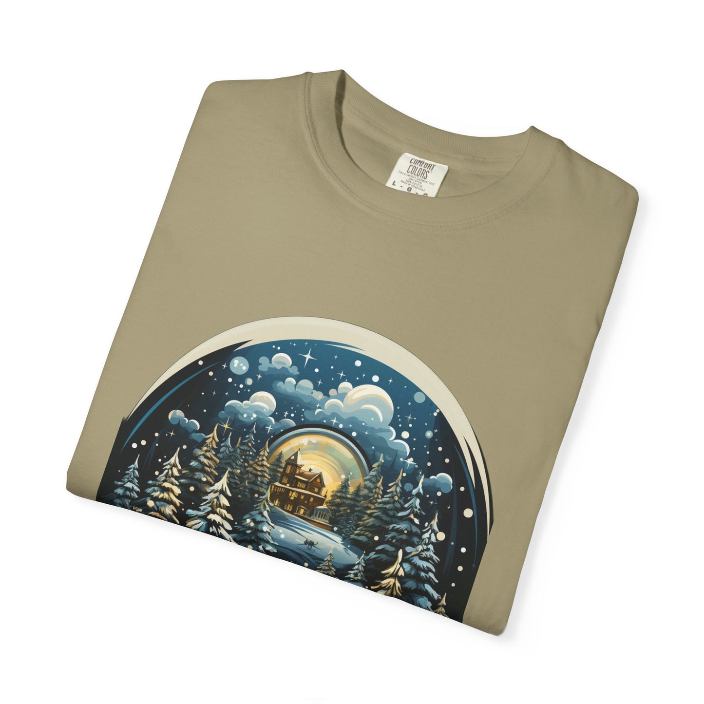 Snow Globe Christmas Garment-Dyed Tee Winter