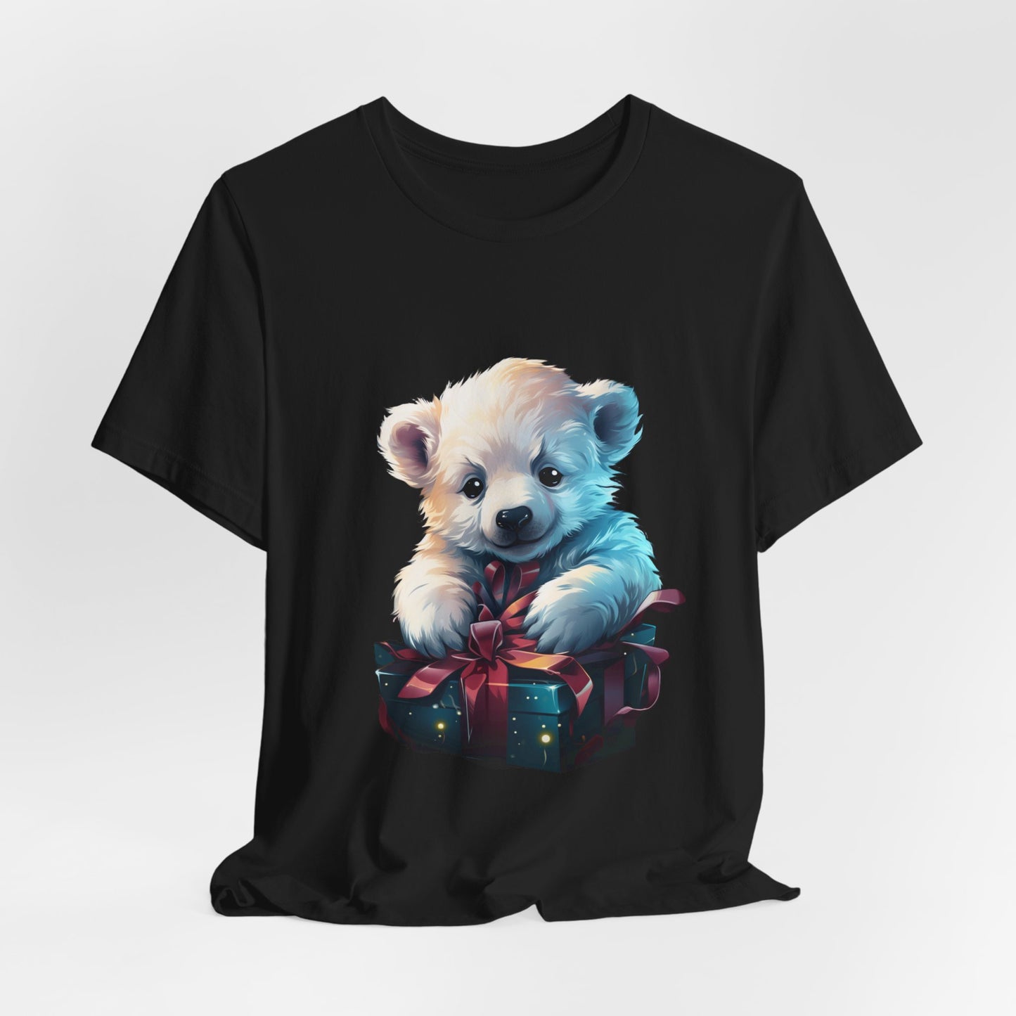 Cute Polar Bear Christmas T-Shirt Gift Tee
