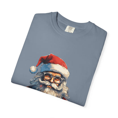 Cool Santa Claus Garment-Dyed Christmas Tee