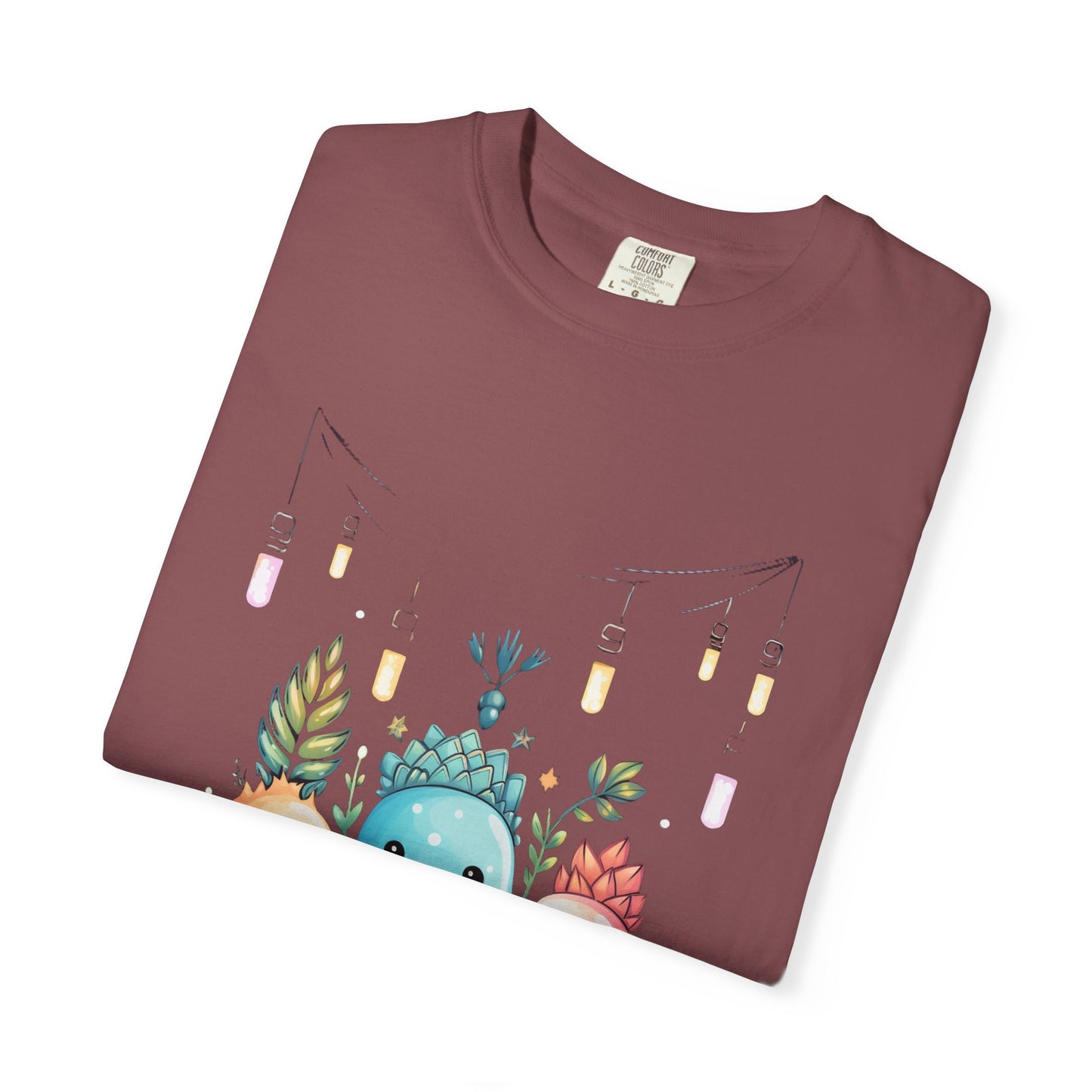 Kawaii Christmas Succulent Garment-Dyed Tee
