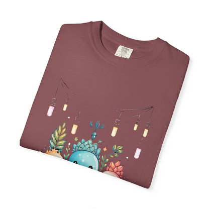 Kawaii Christmas Succulent Garment-Dyed Tee