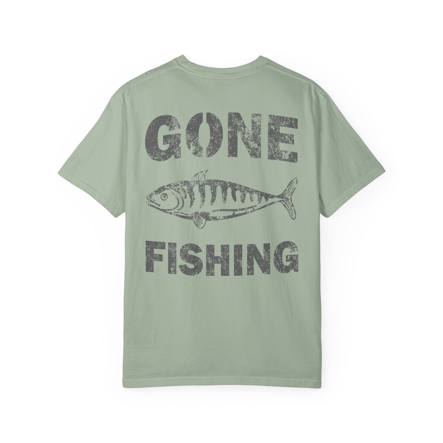 Gone Fishing Heavyweight Garment-Dyed Vintage Tee