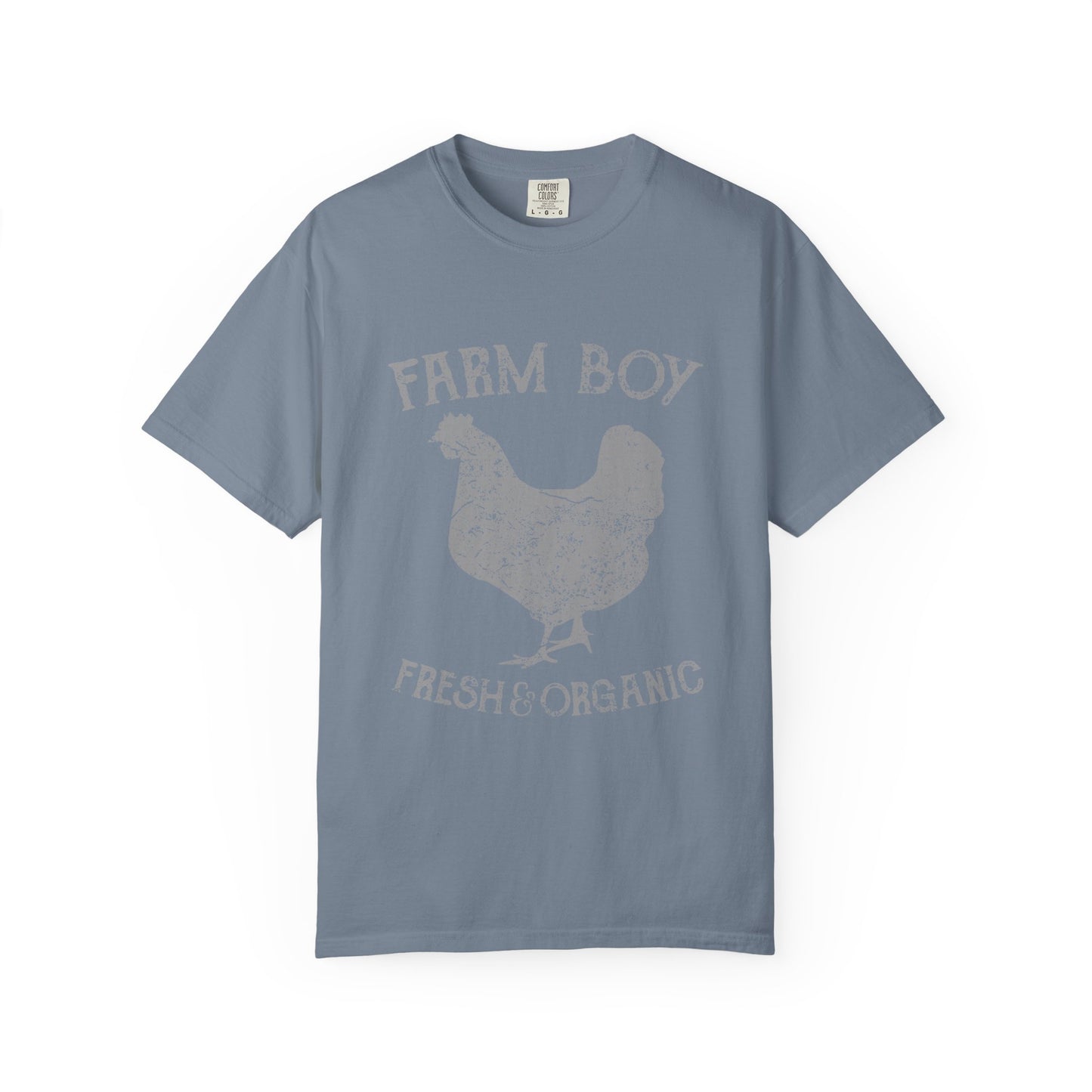 Farm Boy Rooster Garment-Dyed Heavyweight Tee