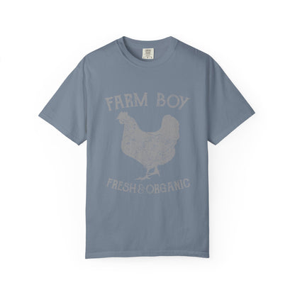 Farm Boy Rooster Garment-Dyed Heavyweight Tee