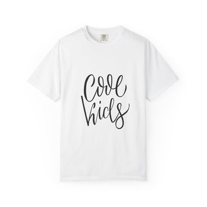 Cool Kids Garment-Dyed Tee Hand Lettered Script