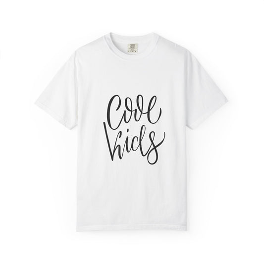 Cool Kids Garment-Dyed Tee Hand Lettered Script