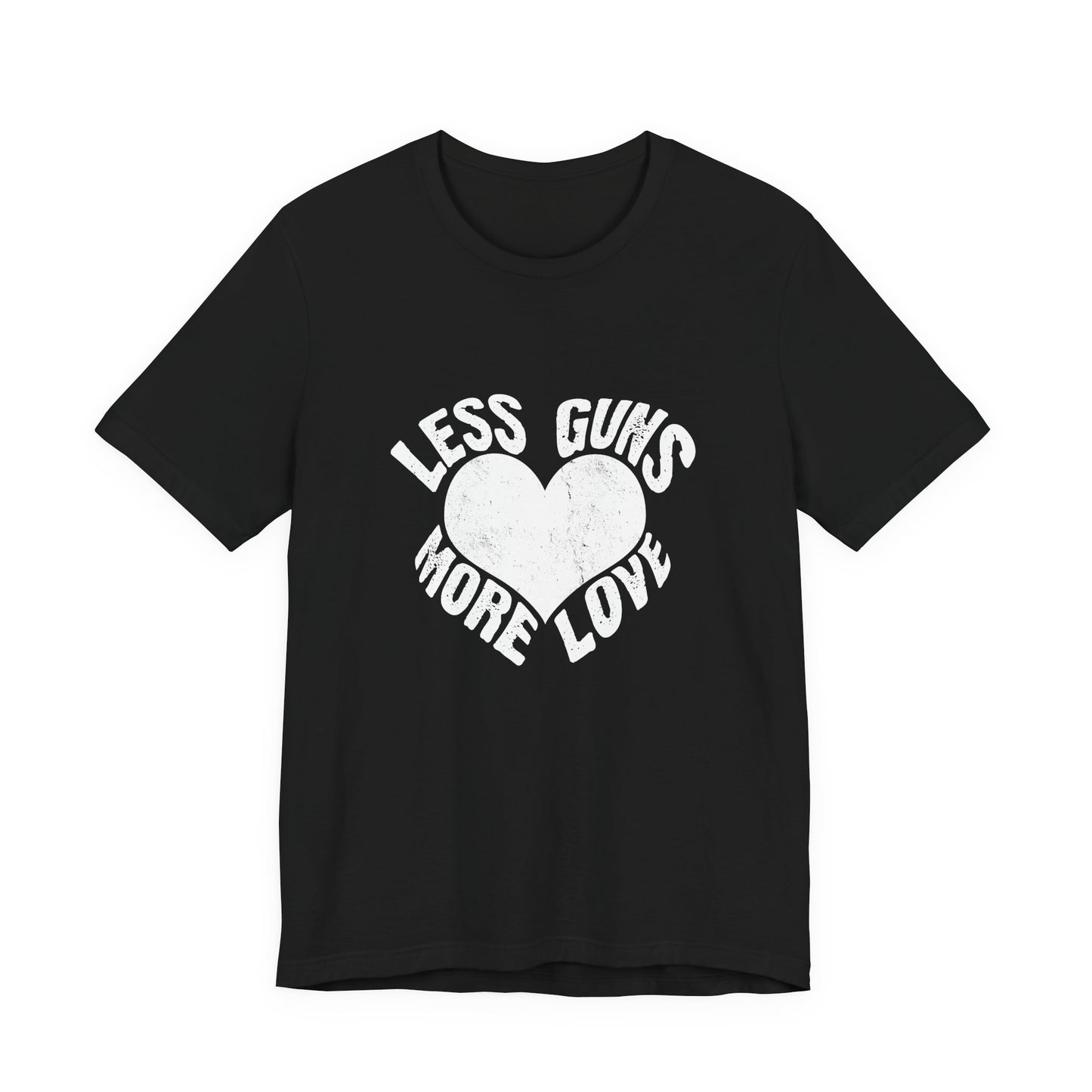 Less Guns More Love T-Shirt | Peace Graphic Tee