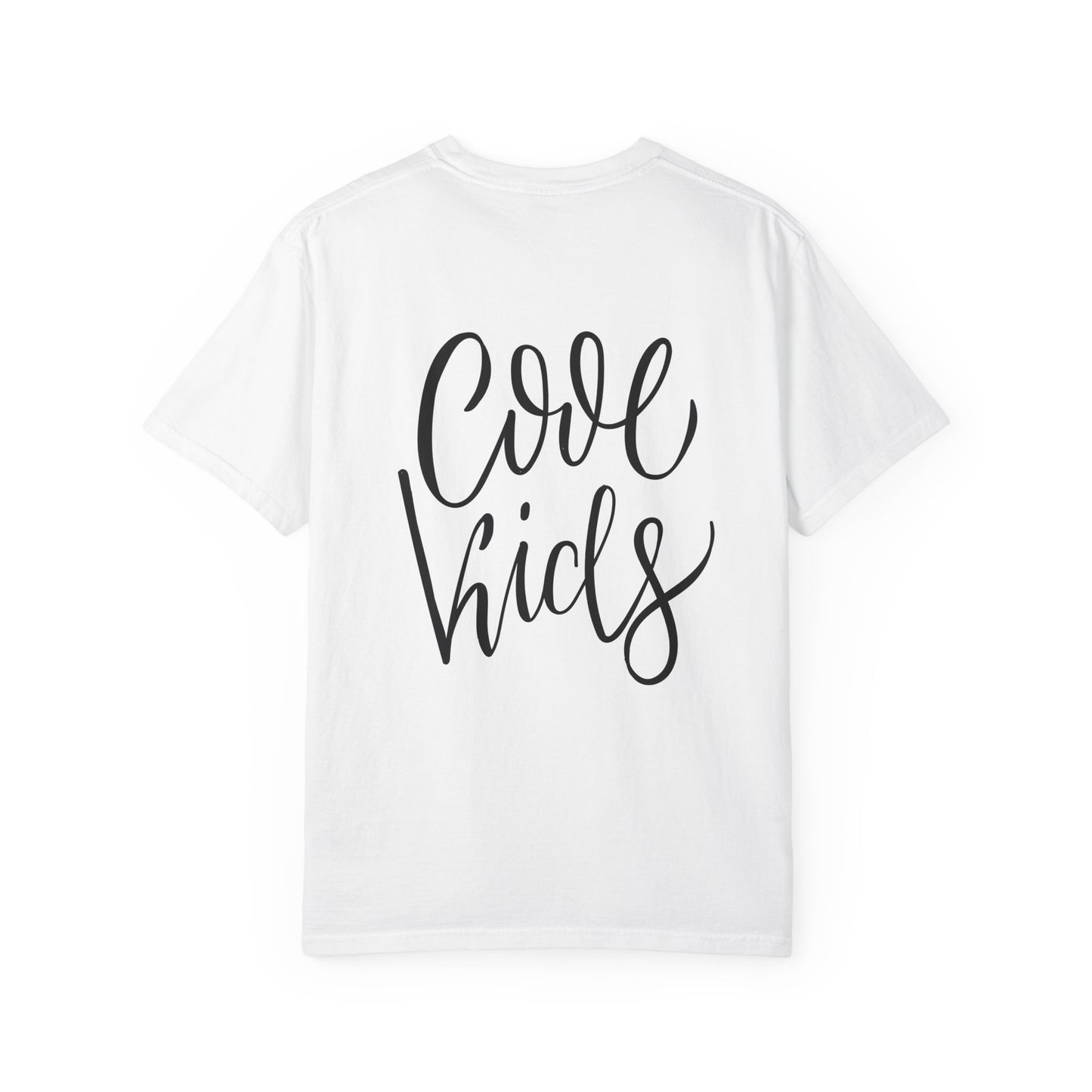 Cool Kids Garment-Dyed Tee Hand Lettered Script