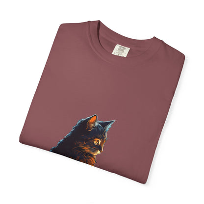 Cat by Candlelight Christmas Heavyweight Tee