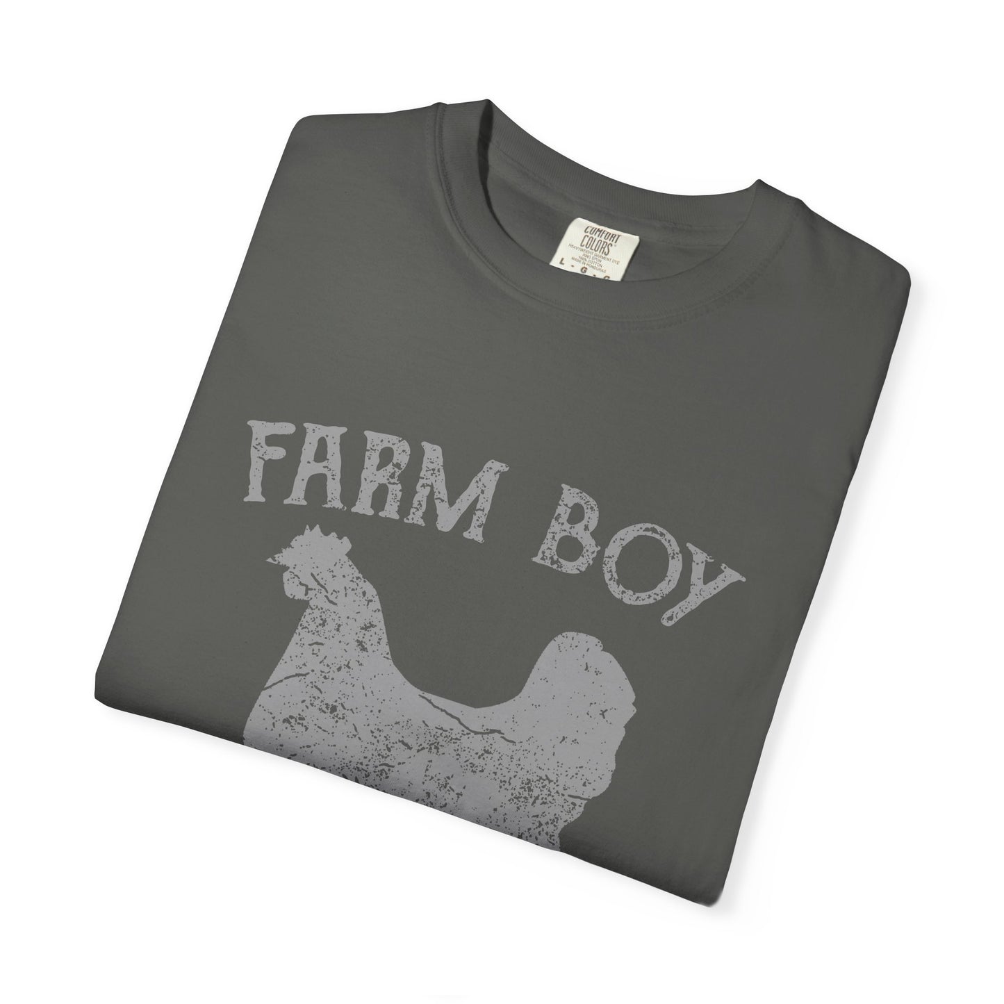 Farm Boy Rooster Garment-Dyed Heavyweight Tee