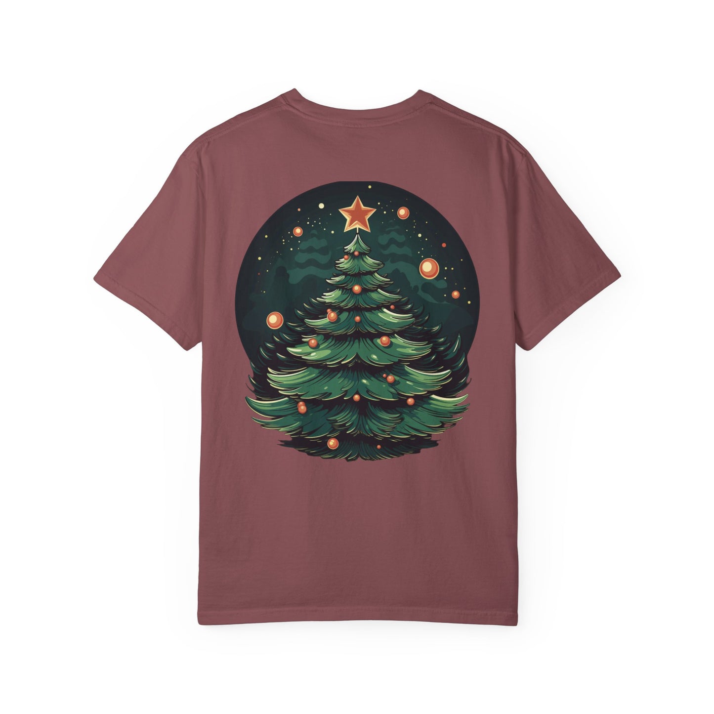 Retro Christmas Tree Heavyweight Garment-Dyed Tee