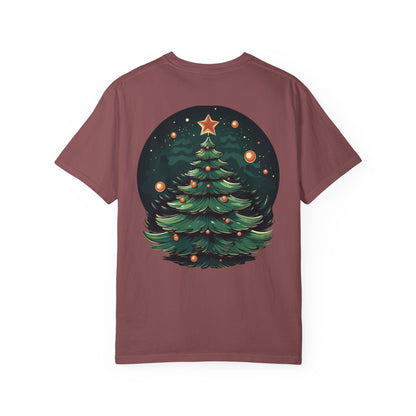 Retro Christmas Tree Heavyweight Garment-Dyed Tee