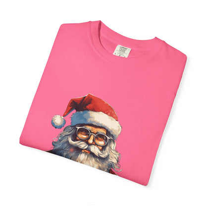 Cool Santa Claus Garment-Dyed Christmas Tee