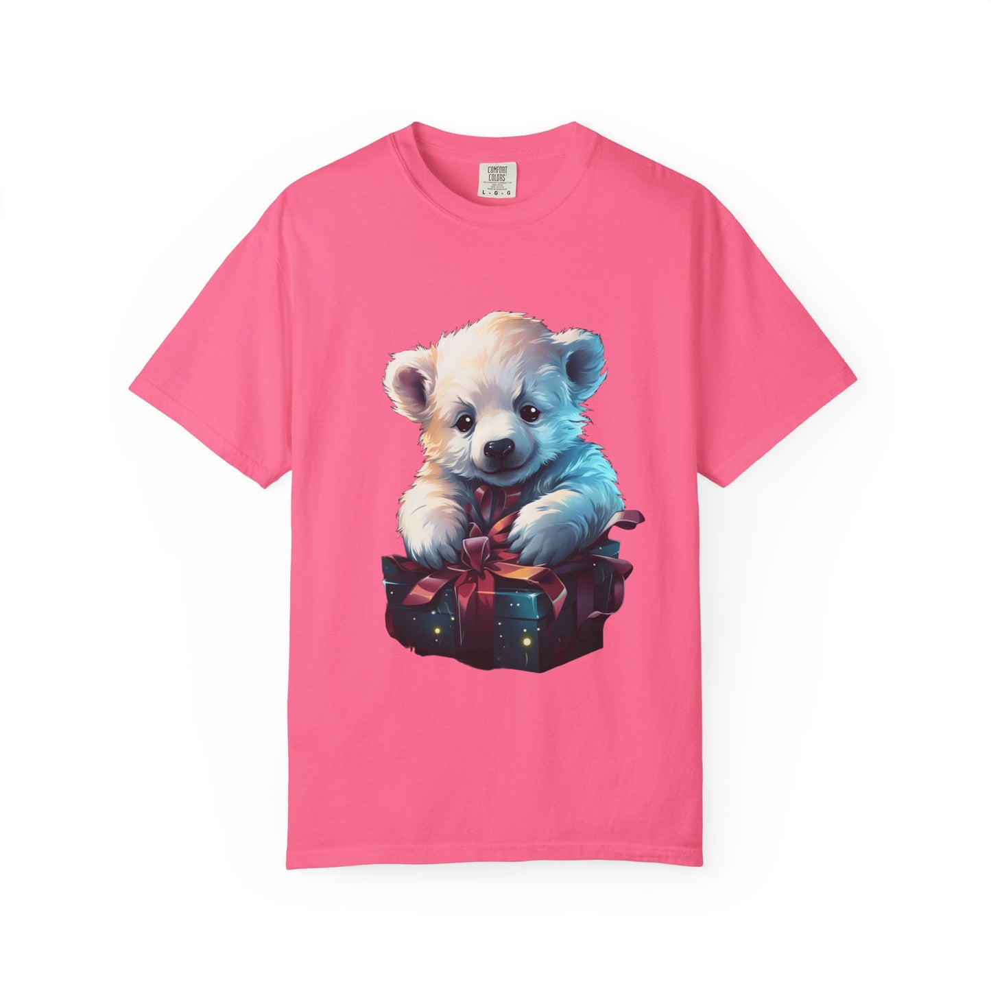 Polar Bear Christmas Garment-Dyed Tee Gift