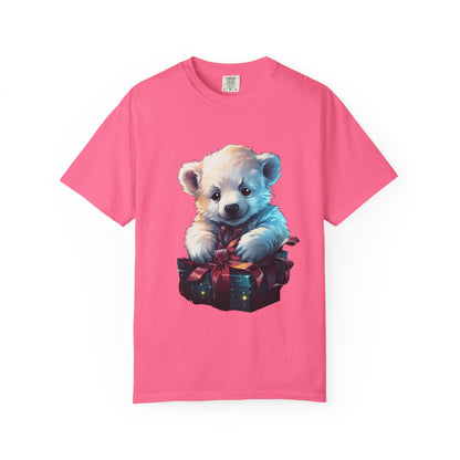 Polar Bear Christmas Garment-Dyed Tee Gift