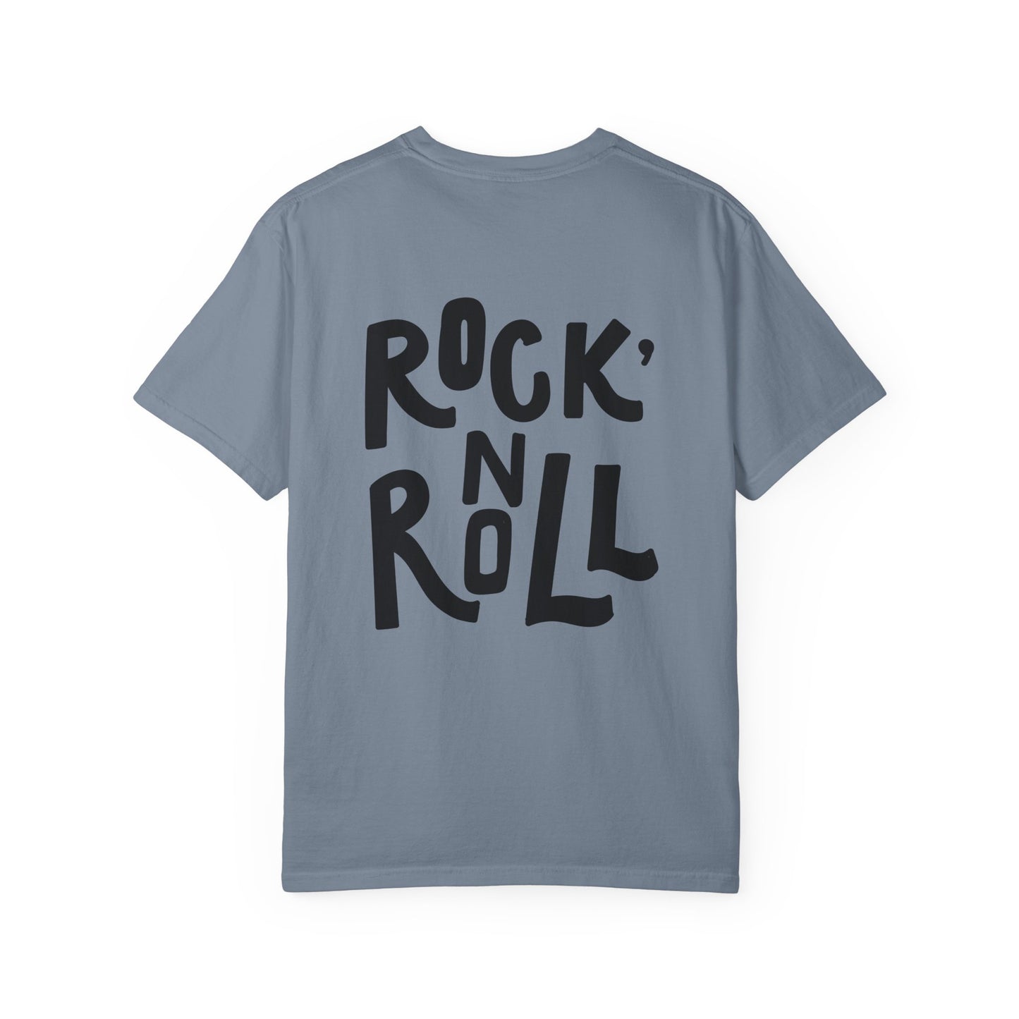 Rock N Roll Garment-Dyed Tee Bold Lettering