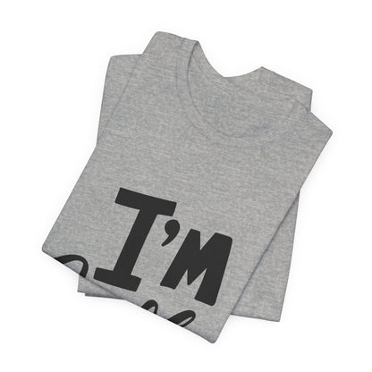 I'm Cool Tee Funny Kids Typography T-Shirt