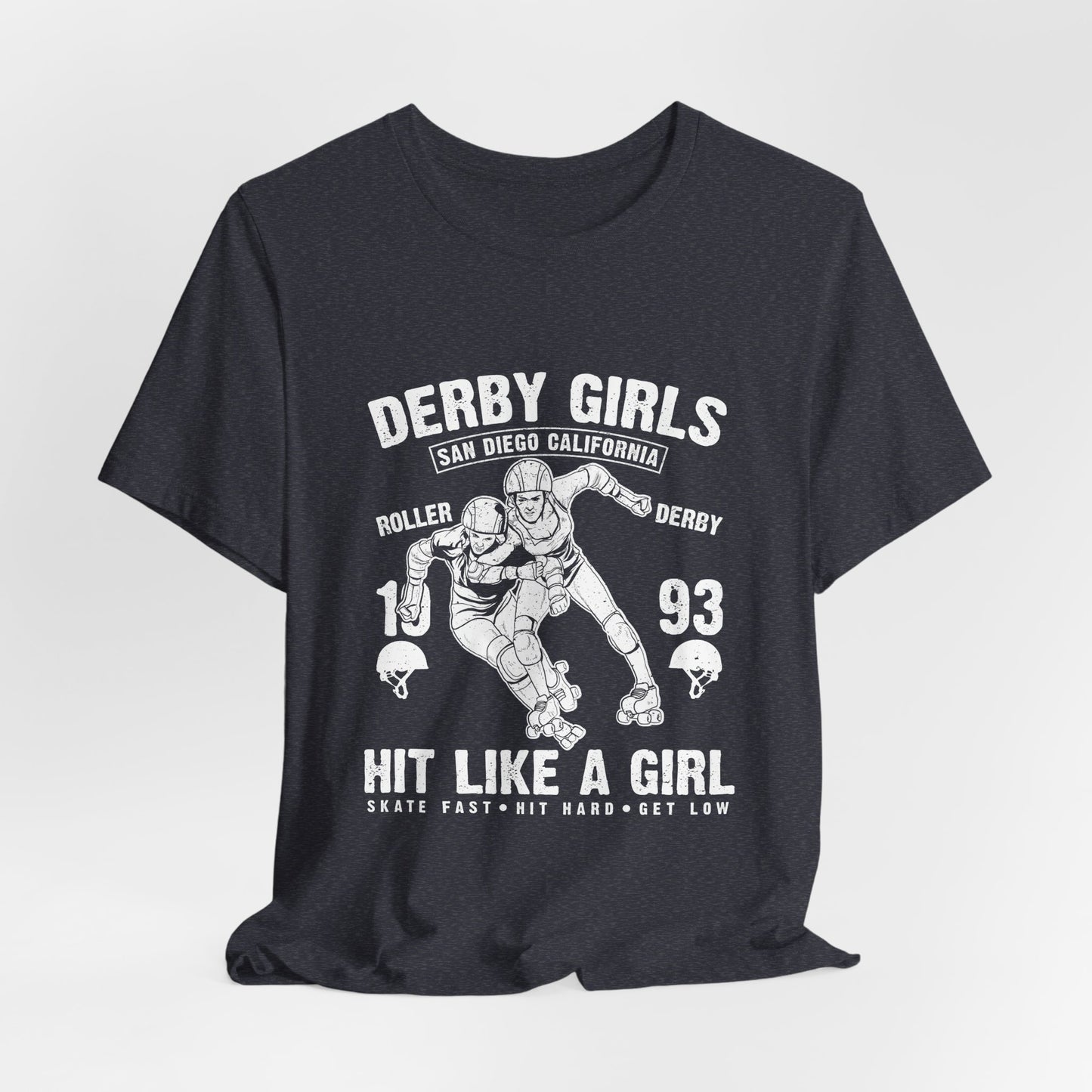 Derby Girls T-Shirt Roller Skating Gift Tee